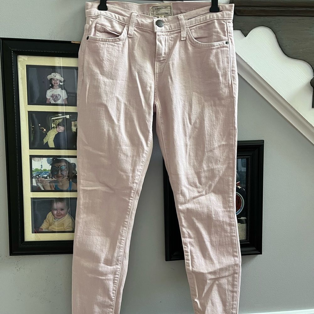 Current/ Elliott Blush Pink Stiletto Jeans sz 26